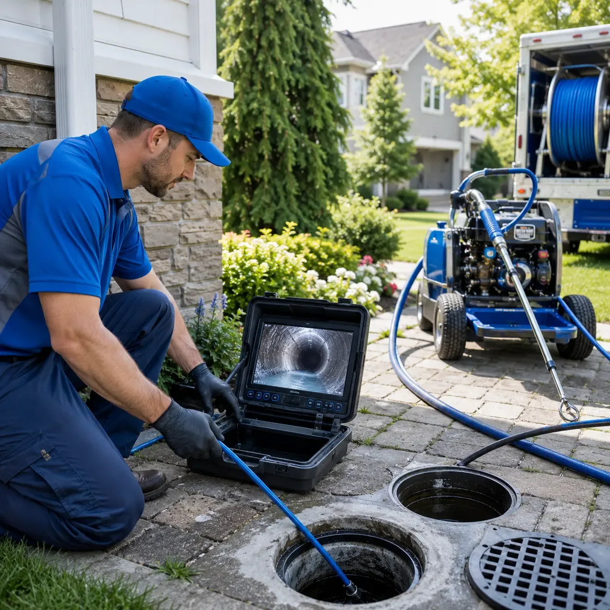 Outdoor drain cleaning professionals serving Linden, AL